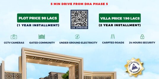 Statelife society lahore 5 Marla plot for sale