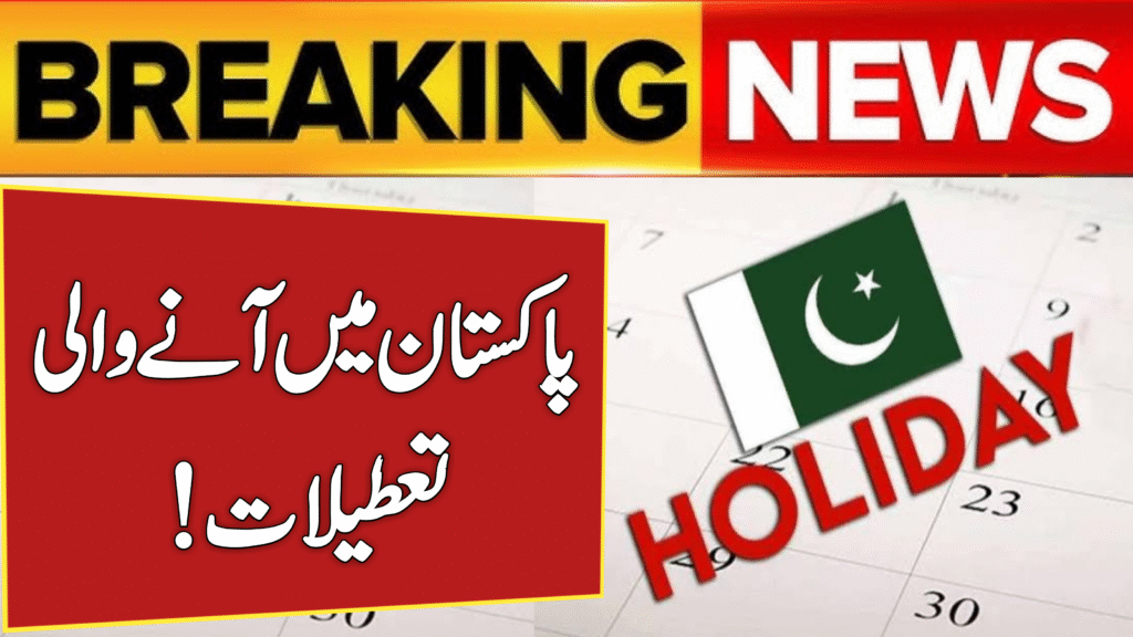 Upcoming Holiday in Pakistan 2025