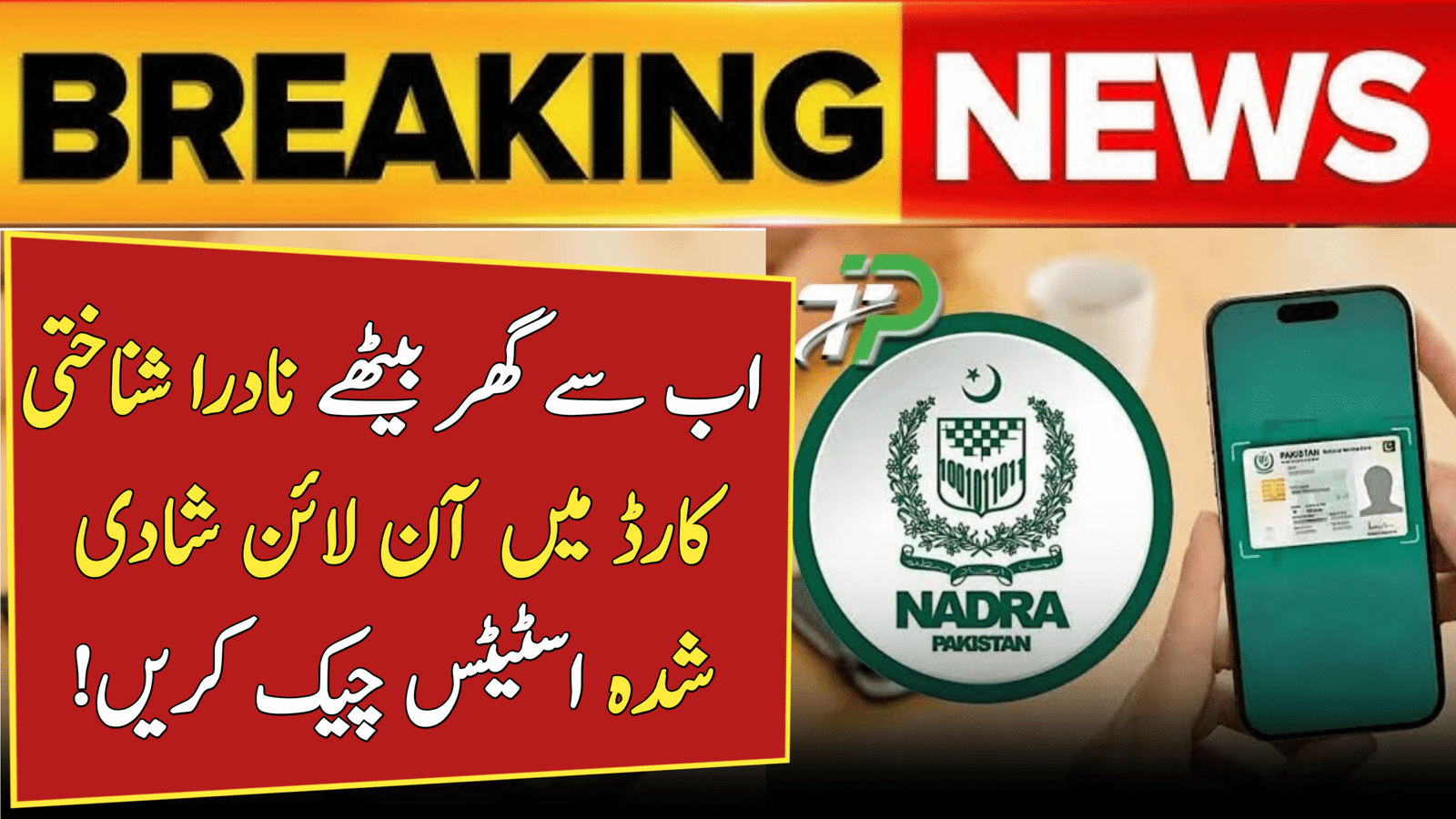 Check Online Married Status in NADRA