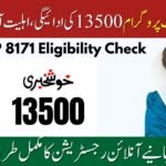 BISP 8171 Online Application Check Eligibility