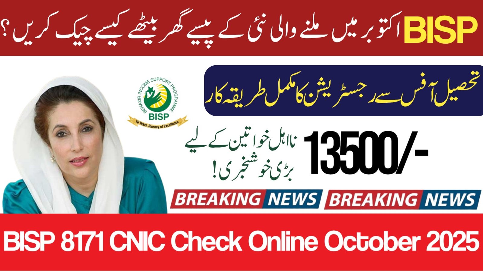 BISP 8171 CNIC Check Online October 2025