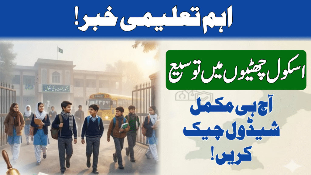 School Holiday Extension Confirmed