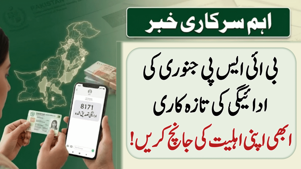 BISP January Payment Update