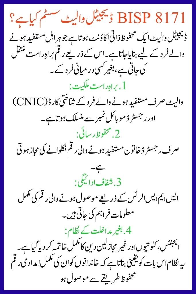 BISP 8171 Digital Wallet