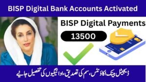 BISP Digital Bank Accounts