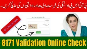 8171 Validation Online Check
